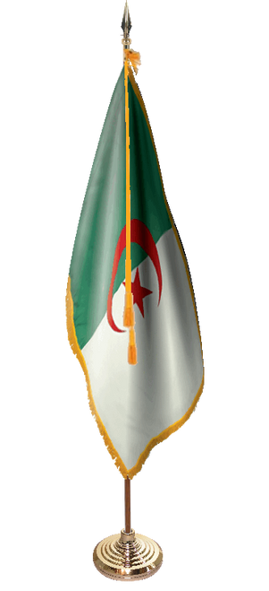 Algeria Algerian Pole Flag Drapeau Algerien