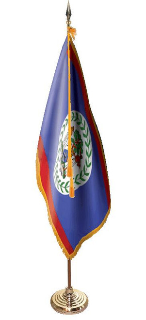  Belize Presentation Flag & Flagpole Set 