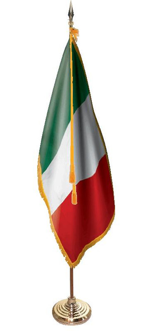  Italy Presentation Flag & Flagpole Set 