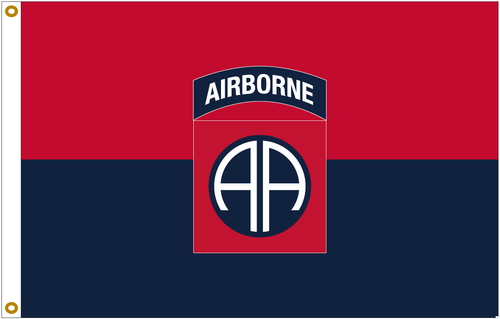 Trade Winds 82nd Airborne Division Flag – 2x3 FT, All American Blue, Polyester W/ Grommets