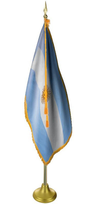 Argentina 11' Presentation Flag & Flagpole Set 
