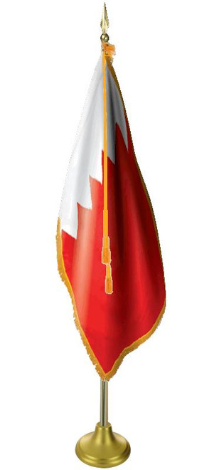 Bahrain 11' Presentation Flag & Flagpole Set   Bahrain 11' Presentation Flag & Flagpole Set