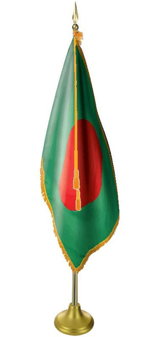  Bangladesh 11' Presentation Flag & Flagpole Set 
