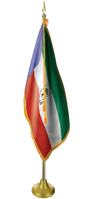  Equatorial Guinea 11' Presentation Flag & Flagpole Set 