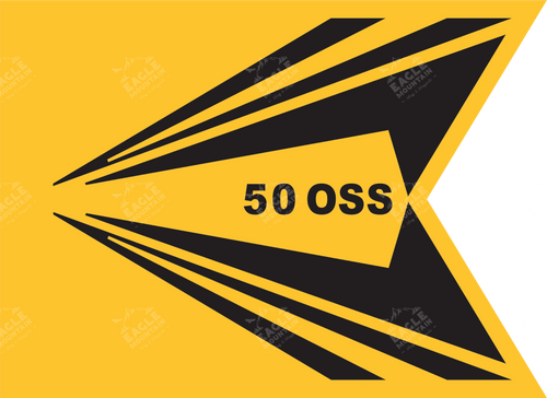 Official United States Space Force Guidon, Nylon Appliqued Yellow Base w/ Black 20" X 27.5" Pole Hem with Swallowtail Official United States Space Force Guidon, Nylon Appliqued Yellow Base w/ Black 20" X 27.5" Pole Hem with Swallowtail