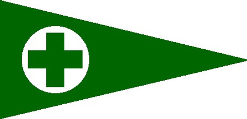 Safety Award Pennant, Size 6, Nylon with Header & Gommets Safety Award Pennant, Size 6, Nylon with Header & Gommets