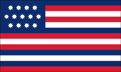 Historical Serapis Flag, Size 3' X 5' Nylon with Header and Grommets  Historical Serapis Flag, Size 3' X 5' Nylon with Header and Grommets