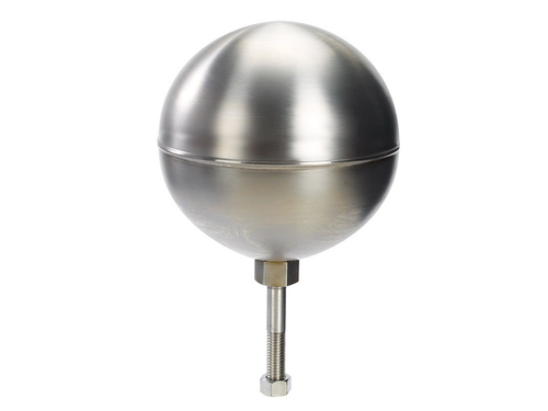 Deluxe Ball Ornaments, Stainless Steel & 24K Gold Leaf