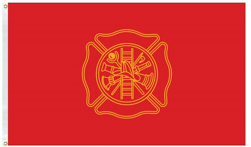 3'x5' Firefighters Outdoor Flag