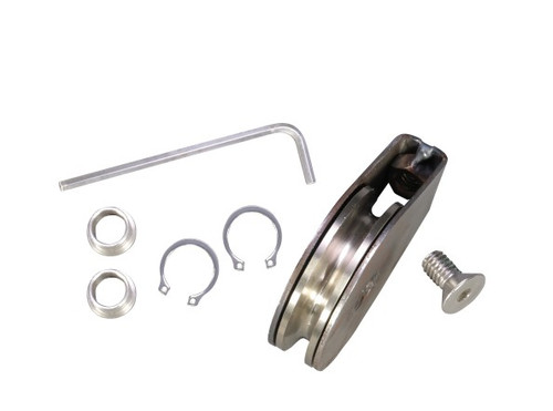 Summit Flagpole Truck Assembly Double Pulley Kit Summit Flagpole Truck Assembly Double Pulley Kit