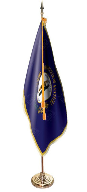  Kentucky Presentation Flag & Flagpole Set 
