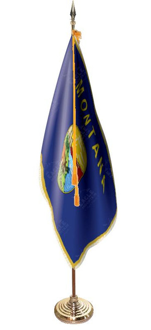  Montana Presentation Flag & Flagpole Set 