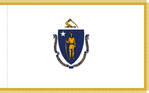 Massachusetts Indoor State Flag Massachusetts Indoor State Flag