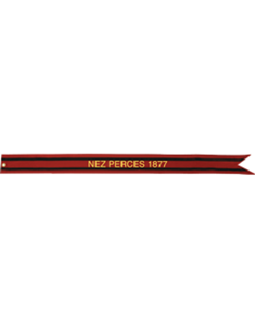 US Army Battle Streamer Indian Wars NEZ PERCES 1877 US Army Battle Streamer Indian Wars NEZ PERCES 1877