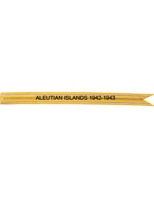 US Air Force Battle Streamer World War II, Asiatic Pacific Campaign ALEUTIAN ISLANDS 1942-1943