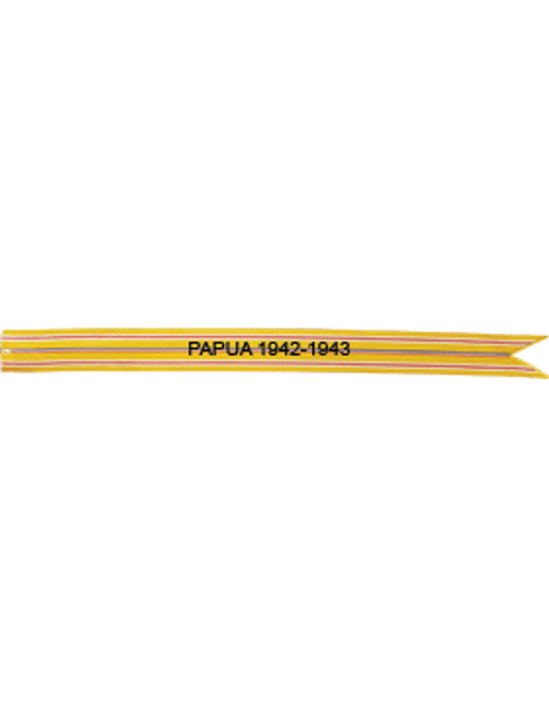 US Air Force Battle Streamer World War II, Asiatic Pacific Campaign PAPUA 1942-1943 US Air Force Battle Streamer World War II, Asiatic Pacific Campaign PAPUA 1942-1943