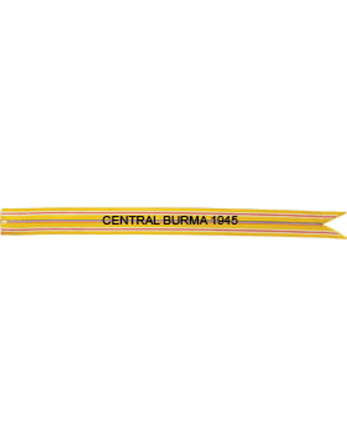US Air Force Battle Streamer World War II, Asiatic Pacific Campaign CENTRAL BURMA 1945 US Air Force Battle Streamer World War II, Asiatic Pacific Campaign CENTRAL BURMA 1945