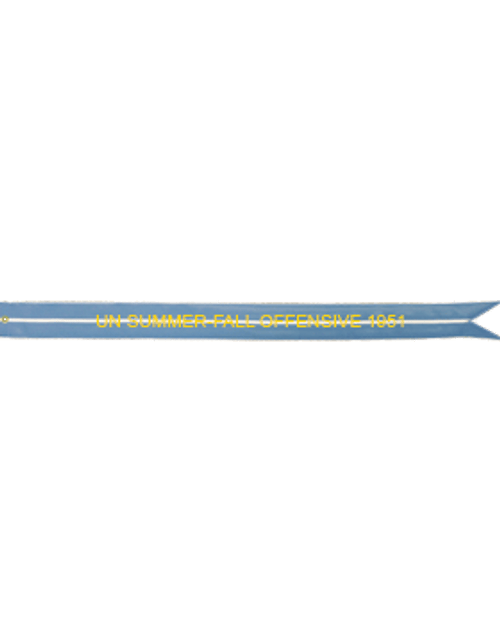 US Air Force Battle Streamer Korean Service CCF SPRING OFFENSIVE 1951 US Air Force Battle Streamer Korean Service CCF SPRING OFFENSIVE 1951