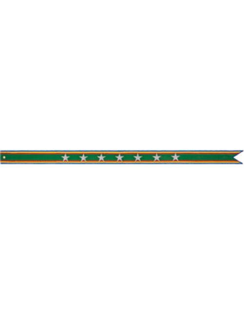 US Marine Corps Battle Streamer Naval Unit Commendation 7 Silver Stars US Marine Corps Battle Streamer Naval Unit Commendation 7 Silver Stars