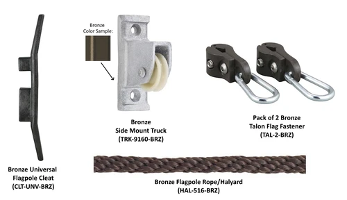 Complete Side Mount Flagpole Kit