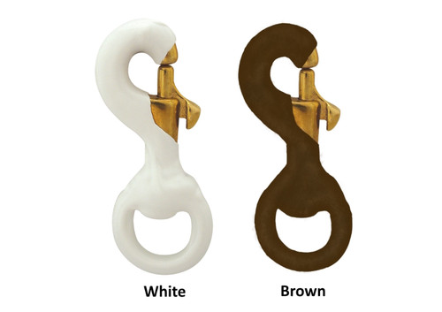 3" Rubber Coated Brass Swivel Snap Hook 3" Rubber Coated Brass Swivel Snap Hook