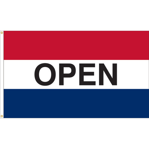 3'x5' Message Flag "OPEN" 3'x5' Message Flag "OPEN"