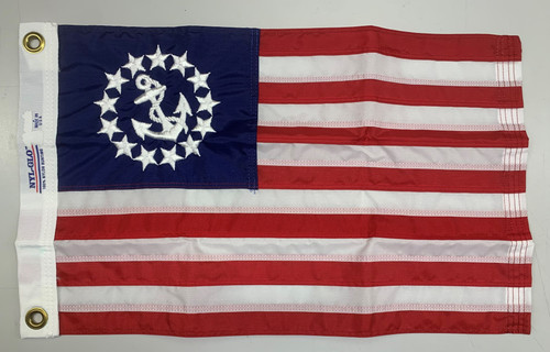 20"x30" Yacht Ensign Sewn Nylon Boat Flag (Clearance Item) 20"x30" Yacht Ensign Sewn Nylon Boat Flag (Clearance Item)