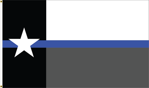 Texas Thin Blue Line Flag