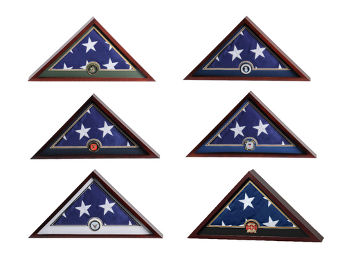 Mahogany Flag Display Case Mahogany Flag Display Case