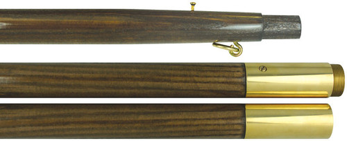 Deluxe Oak Indoor Flagpole