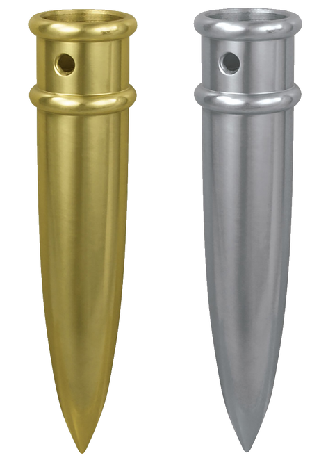 Metal Pointed Bottom Ferrules - FlagZone