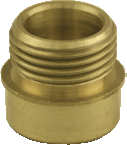 Brass Ornament Adapters for Eder Aluminum Poles 