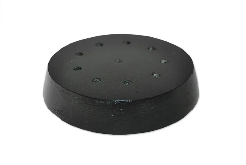 10 Hole Ebonized Wood Stick Flag Base