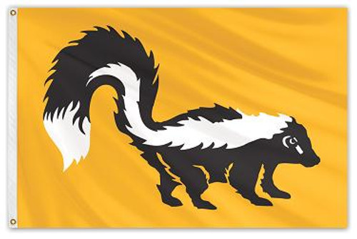 Eder Flag 12"x18" Skunk Boat Flag  Eder Flag 12"x18" Skunk Boat Flag