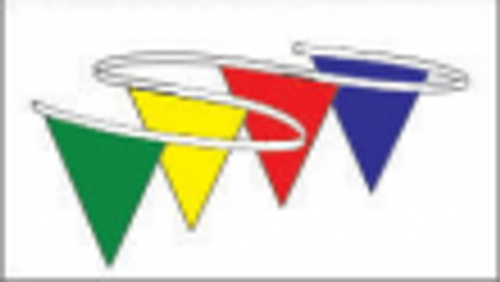 50' Triangle Streamer - MultiColor Fluorescent Hurricane 50' Triangle Streamer - MultiColor Fluorescent Hurricane