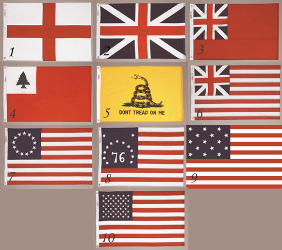 Annin Historical Nyl-Glo US Flag 2x3 ft - Set of 10 Flags - 313355