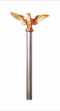 D6 6 FT X 3/4 IN ALUM POLE W/EAGLE 6PK - 532300