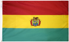3X5 FT NYL-GLO BOLIVIA GOVERNMENT BOLIVIAN FLAG - 190680