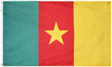 3X5 FT NYL-GLO CAMEROON CAMEROONIAN FLAG - 191266