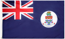 3X5 FT NYL-GLO NYLON CAYMAN ISLANDS FLAG - BLUE W/ WHITE DISK - 191372