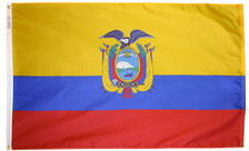 3X5 FT NYL-GLO ECUADOR GOVERNMENT ECUADORIAN FLAG - 192330