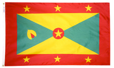 3X5 FT NYL-GLO GRENADA GRENADIAN FLAG - 192995 3X5 FT NYL-GLO GRENADA GRENADIAN FLAG - 192995