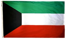 3X5 FT NYL-GLO KUWAIT KUWAITI KUWAITIAN FLAG - 194520