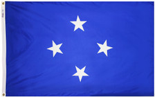 3X5 FT NYL-GLO MICRONESIA-DYED MICRONESIAN FLAG - 146807 3X5 FT NYL-GLO MICRONESIA-DYED MICRONESIAN FLAG - 146807