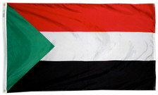 3X5 FT NYL-GLO SUDAN SUDANESE FLAG - 197843