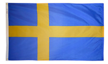 3X5 FT NYL-GLO SWEDEN SWEDES SWEDISH FLAG - 197985 3X5 FT NYL-GLO SWEDEN SWEDES SWEDISH FLAG - 197985