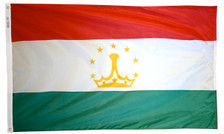 3X5 FT NYL-GLO TAJIKISTAN TAJIKISTANI TAJIKISTANIAN FLAG - 973715 3X5 FT NYL-GLO TAJIKISTAN TAJIKISTANI TAJIKISTANIAN FLAG - 973715