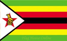 3X5 FT NYL-GLO ZIMBABWE ZIMBABWEAN FLAG - 199513 3X5 FT NYL-GLO ZIMBABWE ZIMBABWEAN FLAG - 199513
