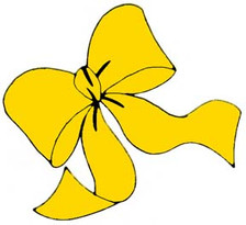Yellow Ribbon Car Flag 11x18 2-Sided Polyester w/Pole - JC101