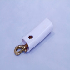 WHT VINYL SNAP COVER & SNAP HOOK - 802725 WHT VINYL SNAP COVER & SNAP HOOK - 802725